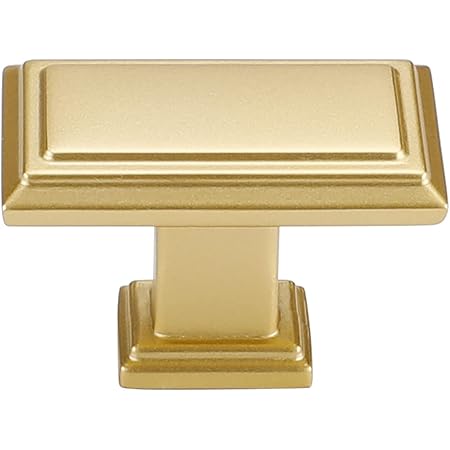 homdiy 25 Pack Gold Cabinet Knobs Dresser Knobs Brushed Brass Cabinet ...