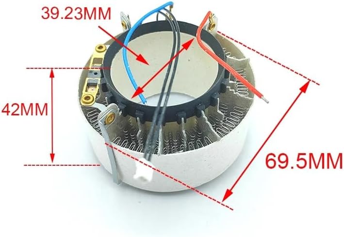 AC220V Three-phase Brushless DC High Speed BLDC Motor 3 Stage Driver 100,000 RPM Electric Engine For Dyson Hair Drier Air Duct(All items (green))