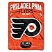 The Northwest Company Officially Licensed NHL Philadelphia Flyers Inspired Plush Raschel Throw Blanket, 60" x 80"