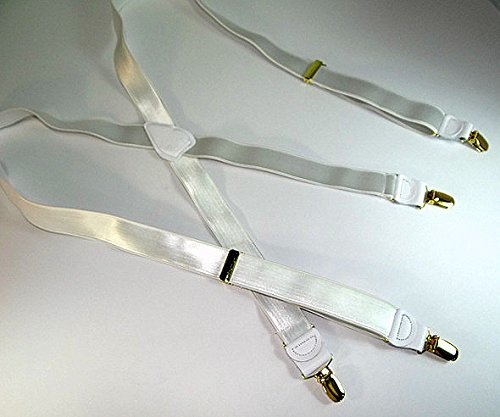 Image of Hold-Up Formal Series Men's X & Y-Back Suspenders with No-Slip Clips