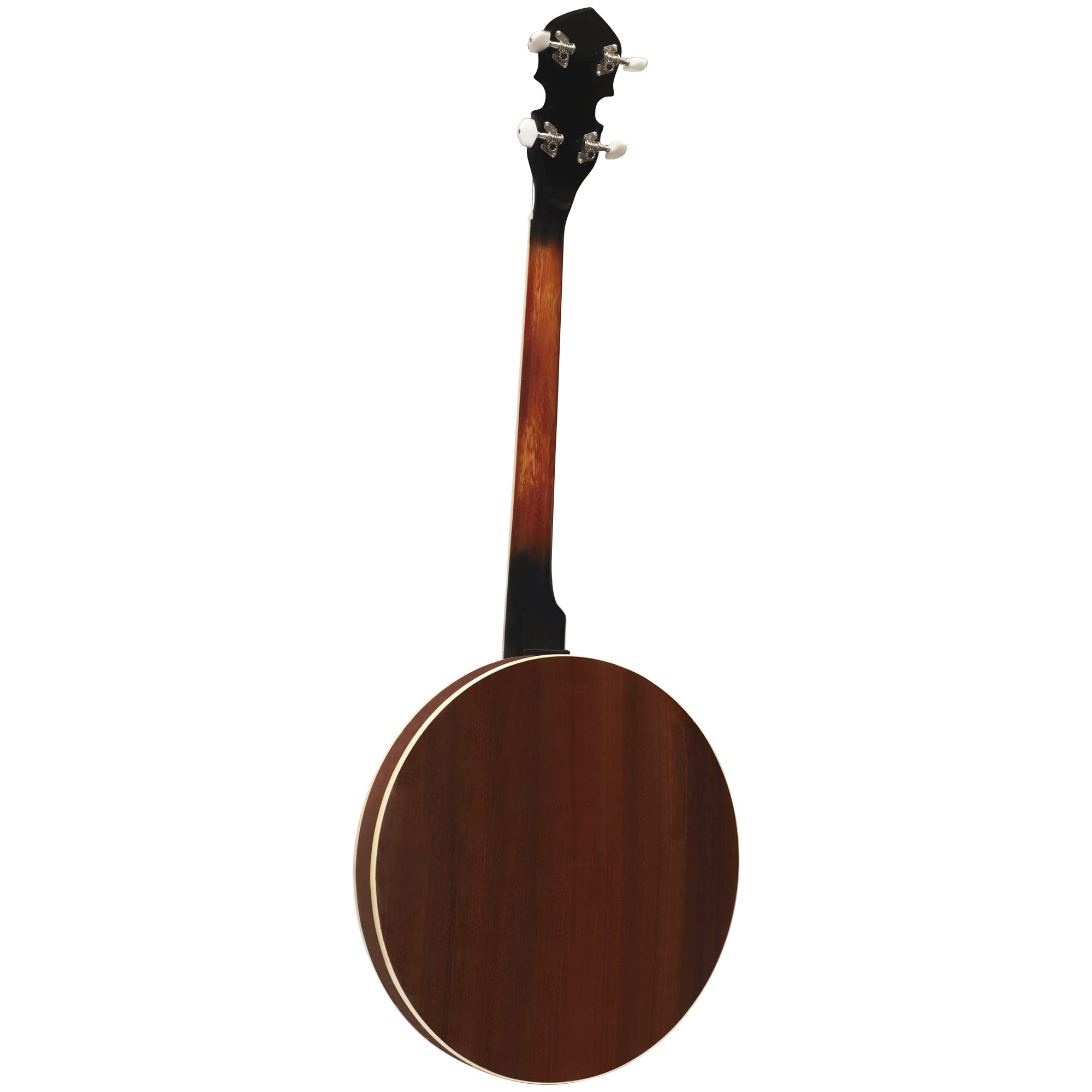 Heartland Banjo ténor irlandais à 4 cordes 19 frettes pour gaucher avec dos massif fermé Finition Sunburst
