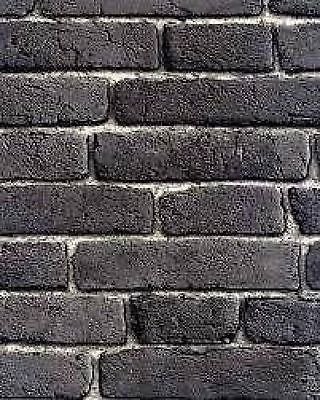 MurivaBrick Charcoal Wallpaper