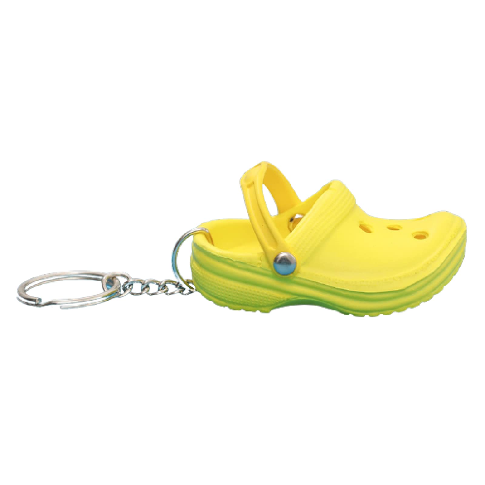 letaowl Keychain Beach Hole Little Croc Shoe Keychain Bag Accessories Decoration Keyring Car Handbag Key Chain Charms, One Size