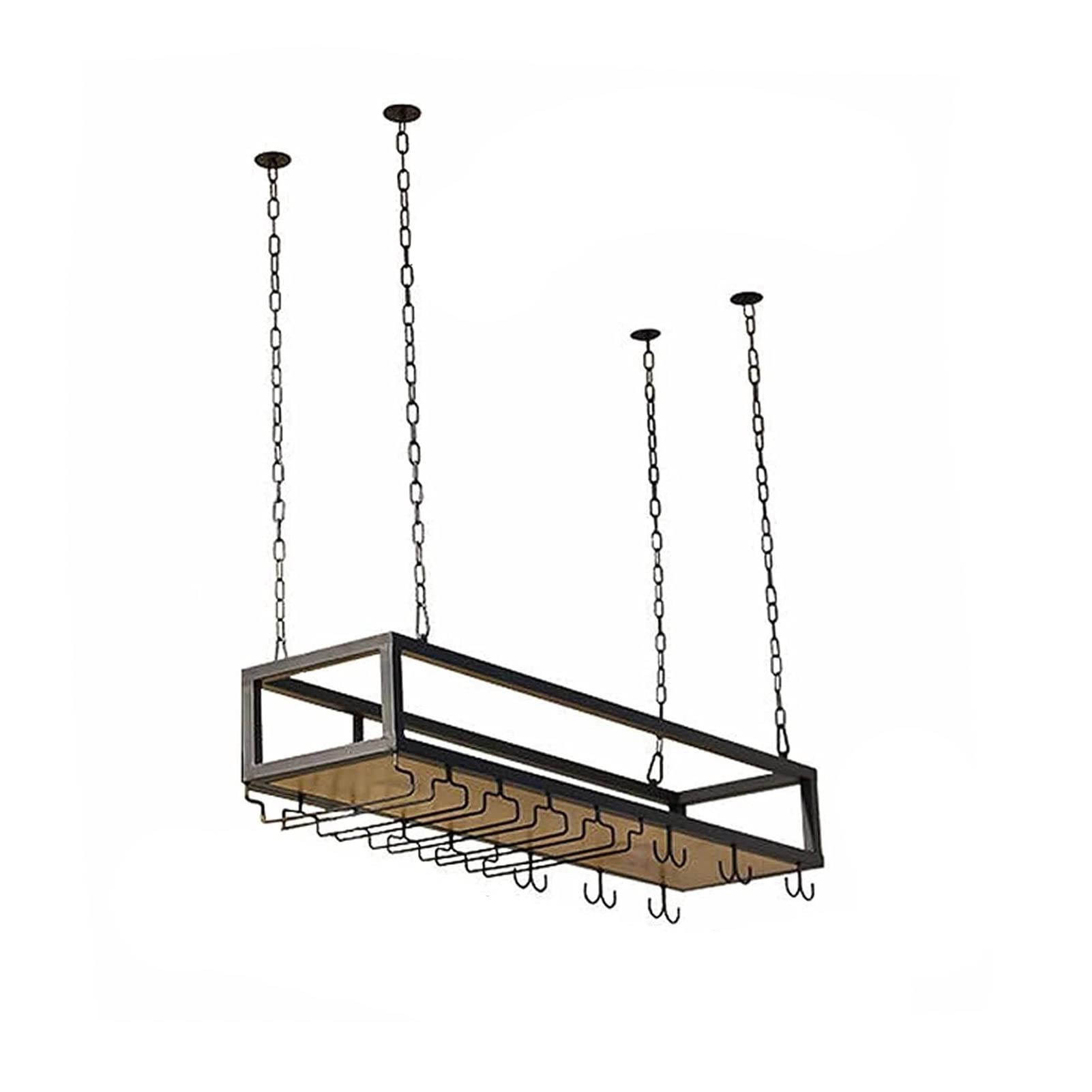 Pots de fleurs suspendus : optimisez l'espace de votre bar avec notre étagère de plafond