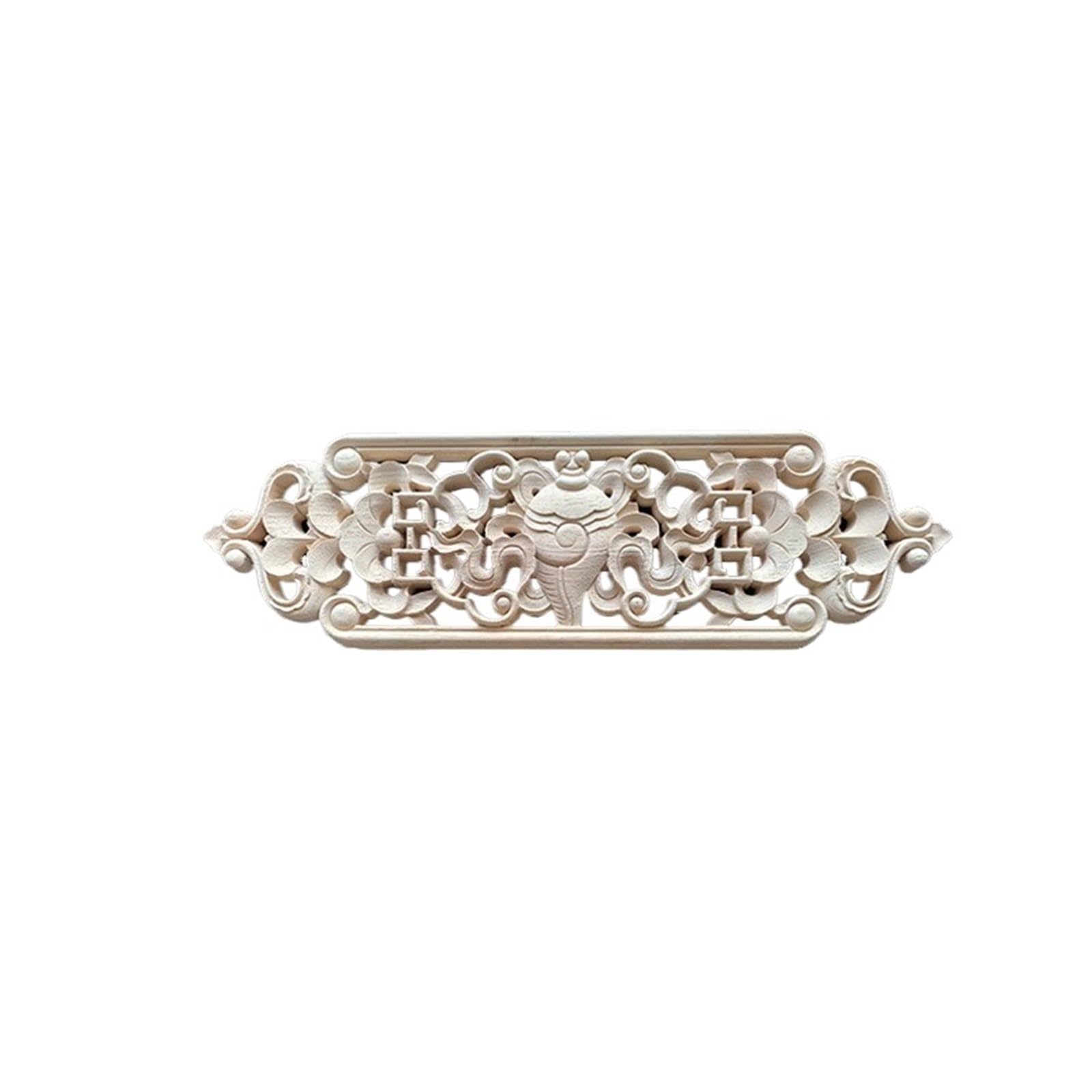 Moulage de bois décoratif I-48x15cm sculpté pour meuble et angle de meuble