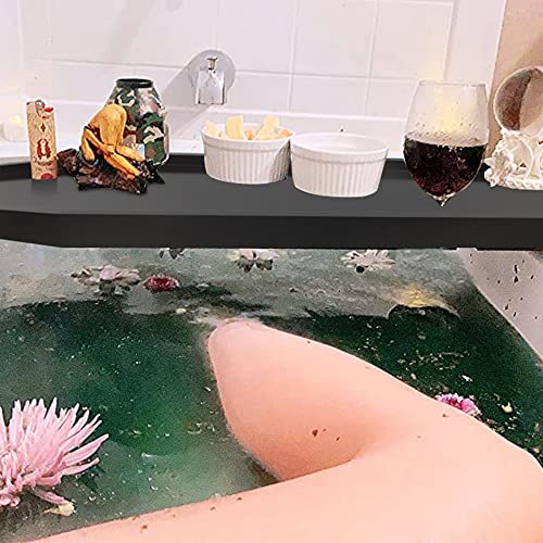 Large Halloween Coffin Charcuterie Board Gothic Kitchen Accessories - Gothic Furniture Goth Kitchen - Waterproof Painted Coffin Bath Tray With Raised Edge Goth Bathroom Decor Caddy 32X12.8X1.2'' 1Pcs #TOP2