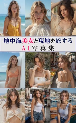 地中海美女と現地を旅するAI写真集