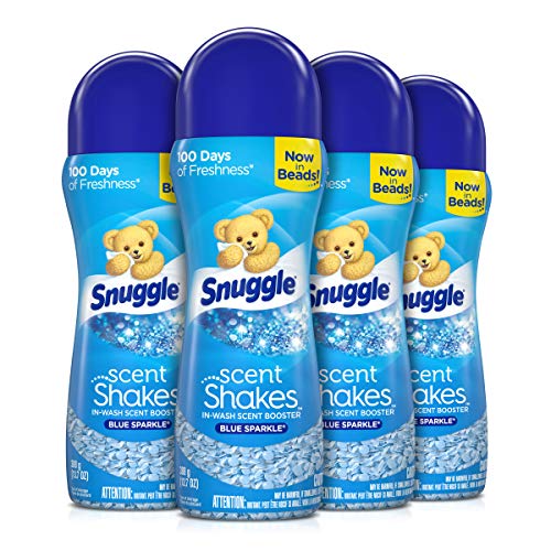 Snuggle Scent Shakes in-Wash Scent Booster Beads, Blue Sparkle, 13.7 Ounce