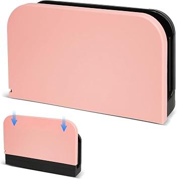 TIKOdirect Faceplate Cover for Nintendo Switch 2 Charging Dock, Hard PC Slim Shell Anti-Scratch [No Screwdriver Installation] Faceplate Protection Shell Case for Switch 2 Dock, Pink