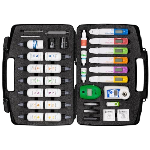 NutriCheck LAQUAtwin Atago Kit - Professional Multiparameter Nutrient Test Kit - Field Soil