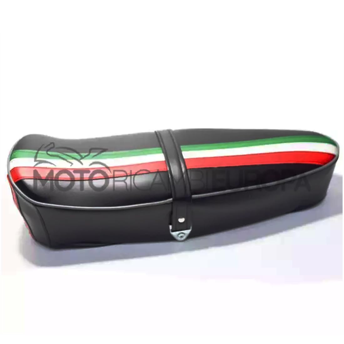 SELLA NERA 2 POSTI TRICOLORE E LEVETTA COMPATIBILE PER PRIMAVERA 125 ET3 50 R SPECIAL CON BANDIERA ITALIA