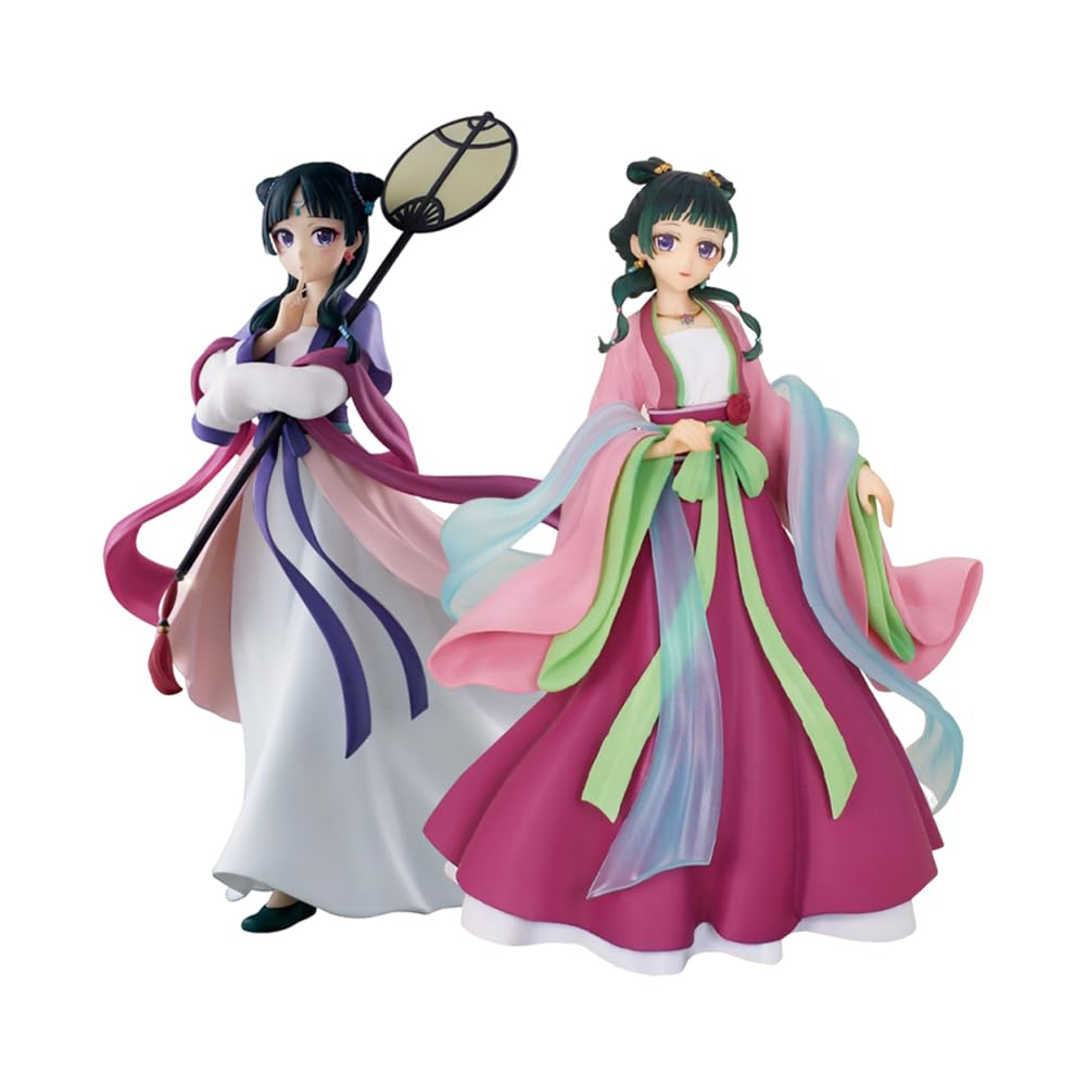 Zhongkaihua 2PCS Maomao Figure Standing Pose, Anime Girl Maomao Action Figure 18/19CM, Collectible Statue Cartoon Character Model, Decoration Gifts