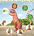 TO.BE.NO.1 Towards The First inflatable dinosaur costume adult, T-Rex Dinosaur Costume Adults Funny Cosplay Halloween (Brown Dinosaur)