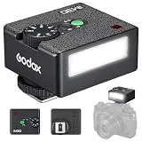 Godox iM30 Flash Godox per Fotocamera, 7 Livelli di Potenza Mini Flash Speedlite 6500K±200K per Canon Sony Nikon Fuji Olympus