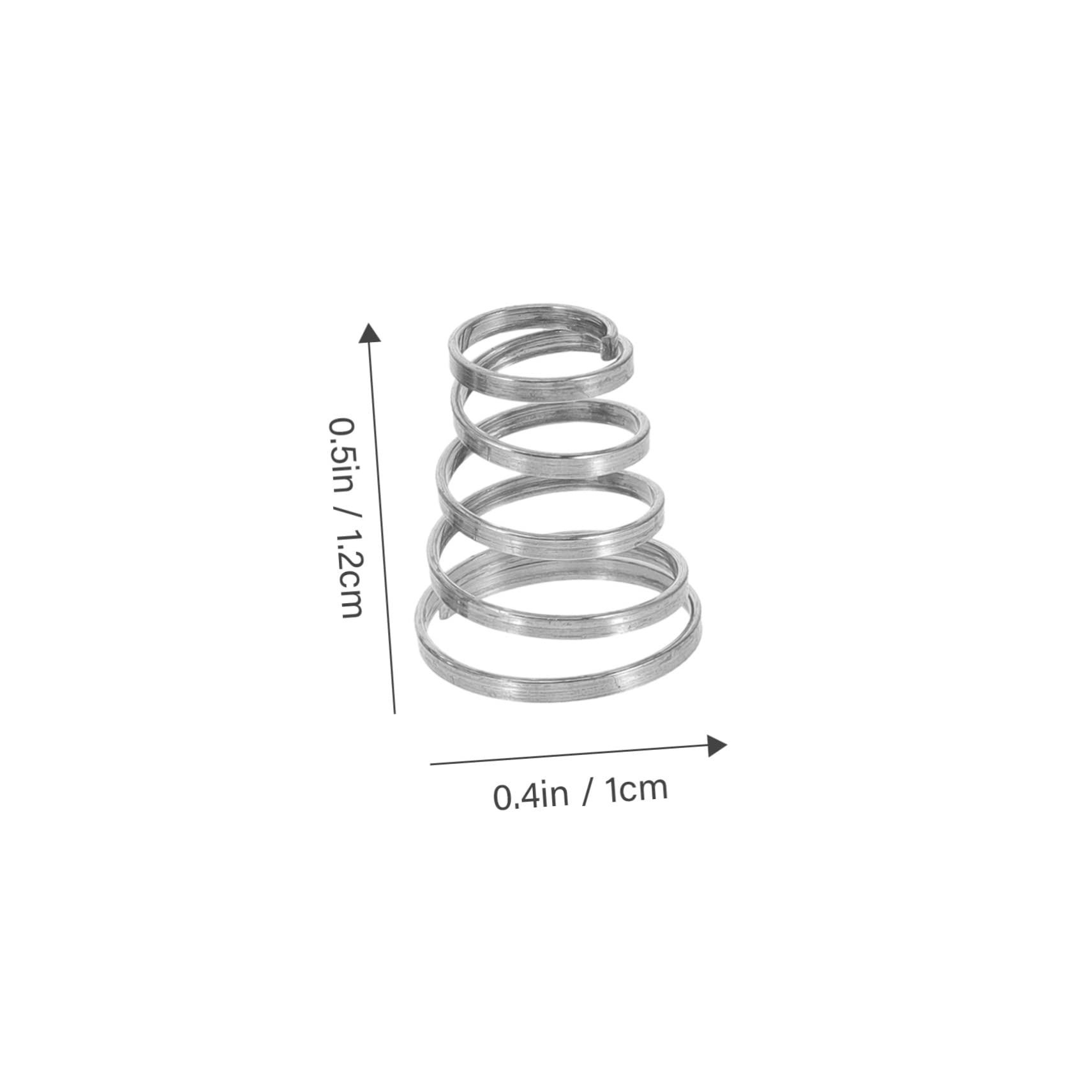 BRIGHTFUFU 30pcs Quick Release Lever Spring Bike Axle Spring for Road Mountain Bikes Professional Replacement Parts