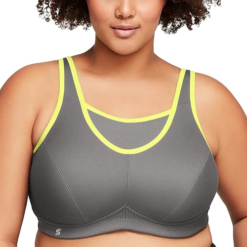 Image of Glamorise Women's Stretch Cotton Non-Wired Sports Bra