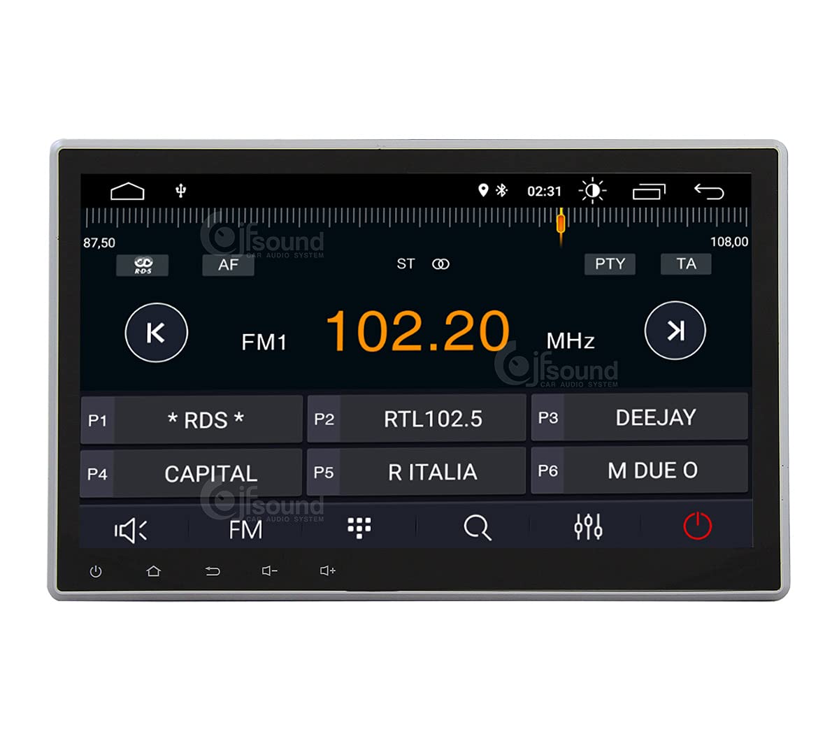 JF Sound - Autoradio Android JF-011-X7C-RK - Per Renault Kangoo, Trafic e Nissan Primastar (2021>) - CarPlay e Android Auto - GPS - 2GB RAM - 32GB ROM - DAB+ - 10" HD - Prodotto in Italia