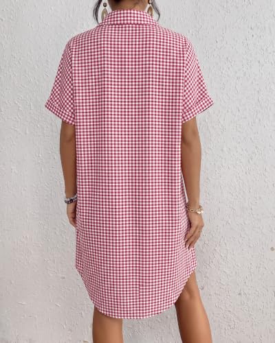 Image of Bsubseach Women Swimsuit Coverup Shirt Dress Button Down Bathing Suit Cover Up Beach Vacation Outfits