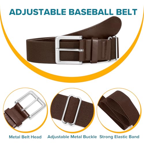 Image of Baseball Socks and Belt Combo for Youth Adult - Softball Socks and Belt for Boys and Girls