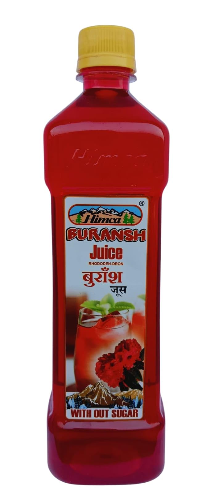 HIMALAYA FRUIT PRODUCTS HANDMADE BURANSH JUICE 750ML PACK OF -1(WITH OUT SUGAR)