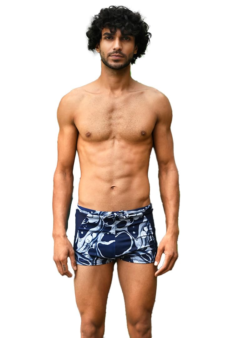 Elevated Swim Trunk in Imprints of Flow Vivid Wavelets-image-20