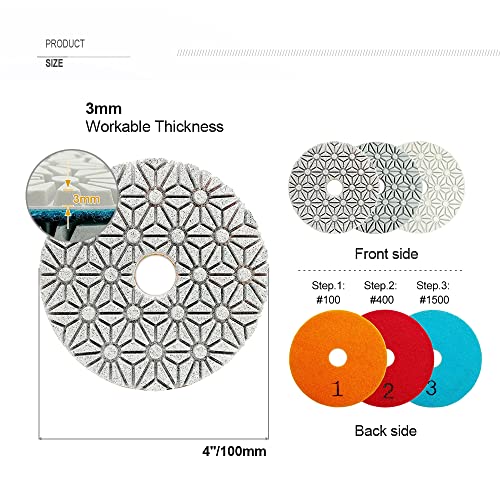 Kit de brocas diamantadas para porcelana y cerámica miniatura 5