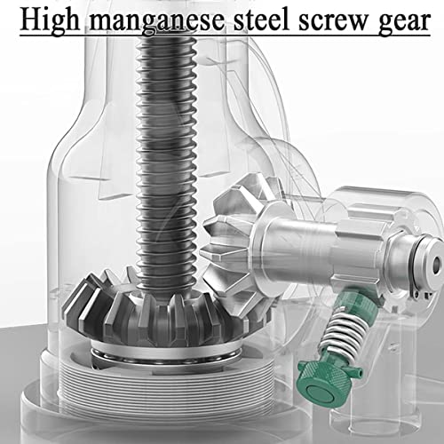 3/5/10 Ton Portable Bottle Jack Manual Mechanical Jack With Handle, Thicken Base Spiral Gear Jack, For Auto Truck,7054Lb #TOP4