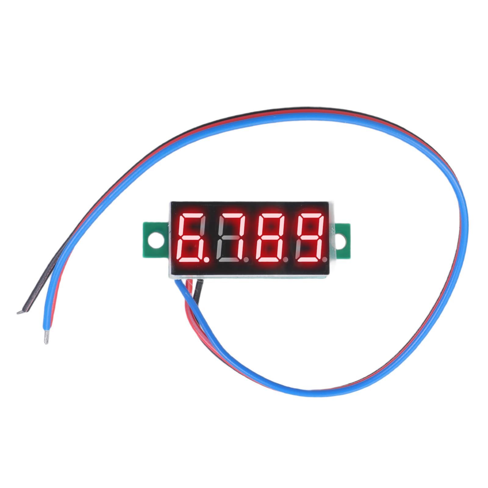 APGLSXY LED Voltmeter 4Digit Display DC0-100V Voltages Tester Panel Meter for Laboratory Technicians 3Time / Second Refreshes Digital Voltmeter