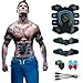 Electroestimulador Muscular Abdominales, USB Recargable EMS Estimulador Muscular Abdominales para Abdomen/Cintura/Pierna/Brazo/Glúteos