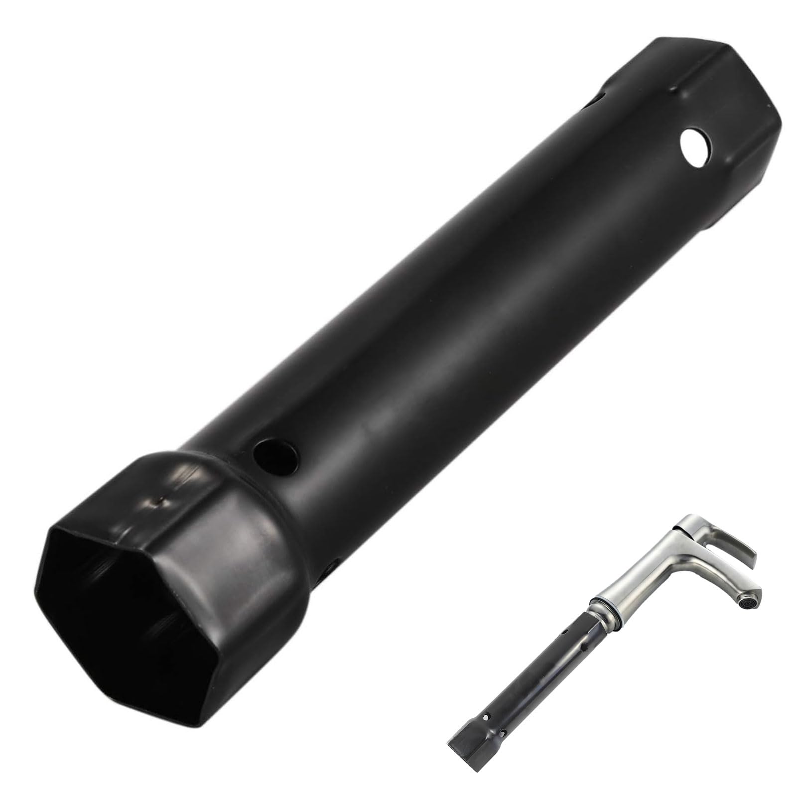 204 MM Chiavi a Tubo, M34-40 Chiave a Bussola, Acciaio al Carbonio Chiave Rubinetto Lavello, Chiave per Rubinetto Sottolavello, Chiave per Dadi Rubinetti, Chiave a Tubo per Rubinetti (1)