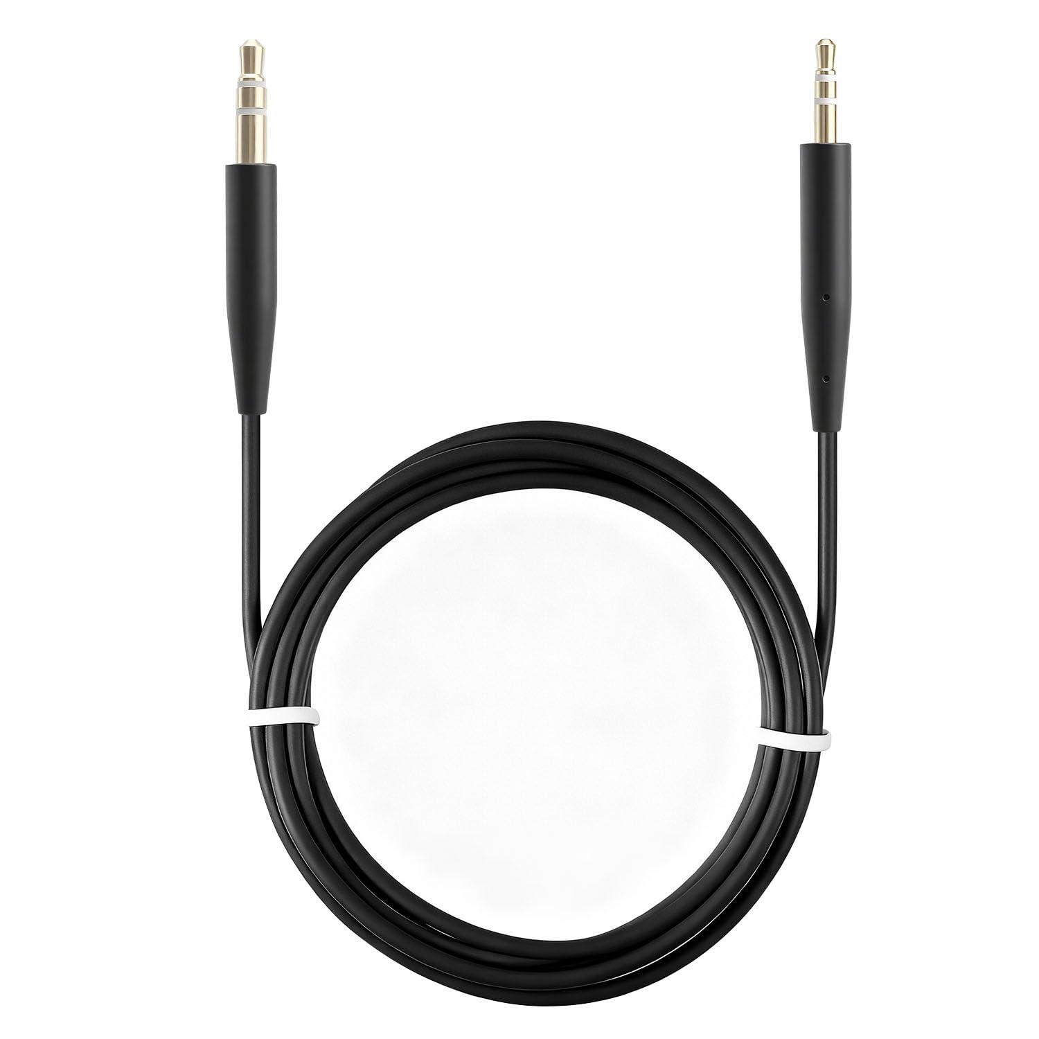 Ersatz-Audiokabel für Bose QC45/QC35/QC35II/QC25/NC700/Soundlink Kopfhörer, 3,5 mm auf 2,5 mm AUX-Kabel (kein Mikrofon), Schwarz