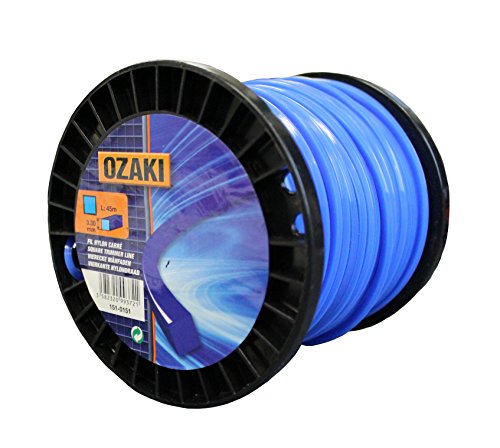 Greenstar - Bobine fil nylon, bleu, carré, 45m - Ø 3,30mm