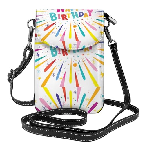 Petits sacs bandoulière et porte-téléphones femmes en cuir PU noir chic