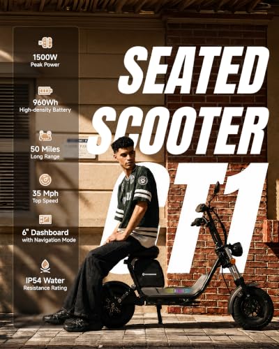 ECOROAD CT1 Retro Electric Scooter