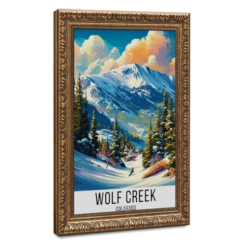 Poster de voyage Wolf Creek en toile, l'idee cadeau ideale pour Noel