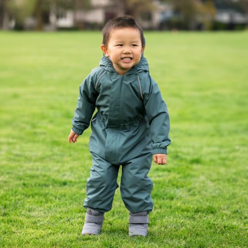 Image of JAN & JUL Cozy-Dry Snow & Rain Play Suit for Toddlers