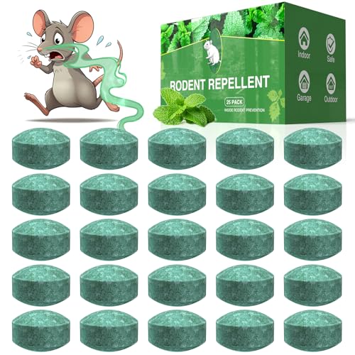 mouse rodent repellent 25 pack peppermint oil mouse repellent balls for rats mice deterrent natural mouse traps for indoor outdoor use keep rodents away from garden and home family amp pet safe 03