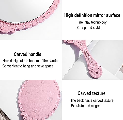 Espejo de Maquillaje Ovalado Retro AKOAK Portátil miniatura 5