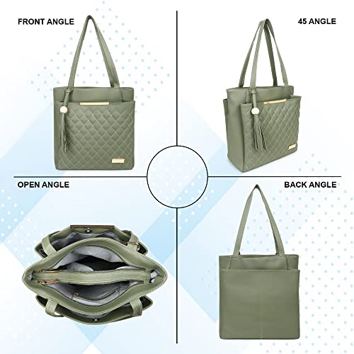 Image of Women Fashion Handbags Large Capacity Tote Purses Stylish Ladies Women and Girls Handbag For Office Bag Ladies Travel Shoulder Bag Set Of 1.