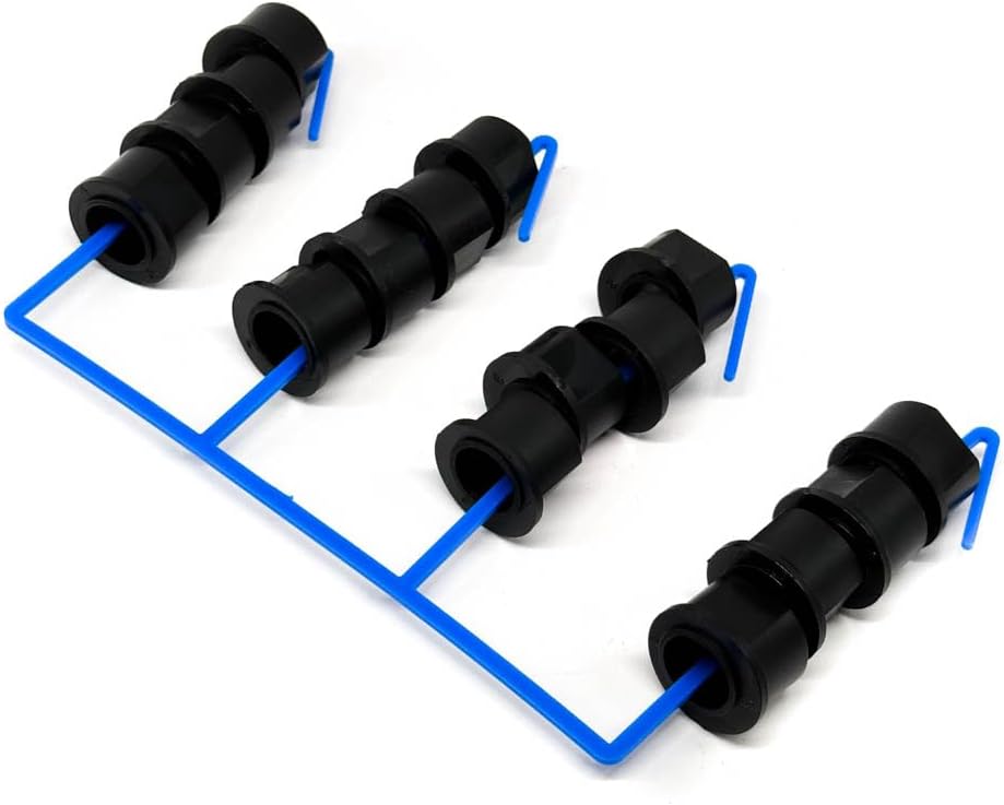 Concept2 Sweep Oarlock Bushings Set for 9/16 inch Rigger Pin, 1 to 7 Degrees, 390 Black