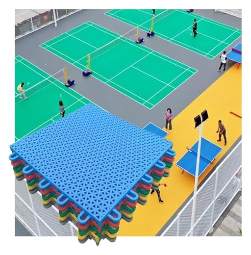 MMDXDLX Sportplatz Bodenfliesen Rot 1PCS