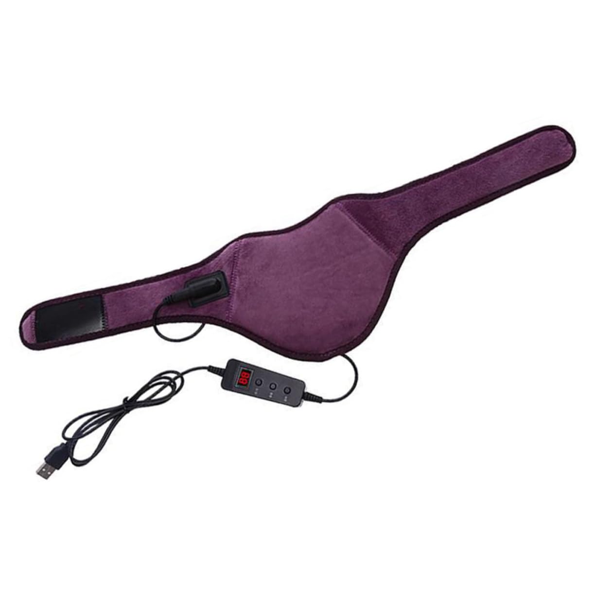 GLEAVI 3 Piezas Protector De Cuello Morado Cinturón De Calefacción Para El Cuello Almohadilla Térmica Eléctrica Cinturón Calentado Collarín Púrpura Maquillaje Tonos Terrestres