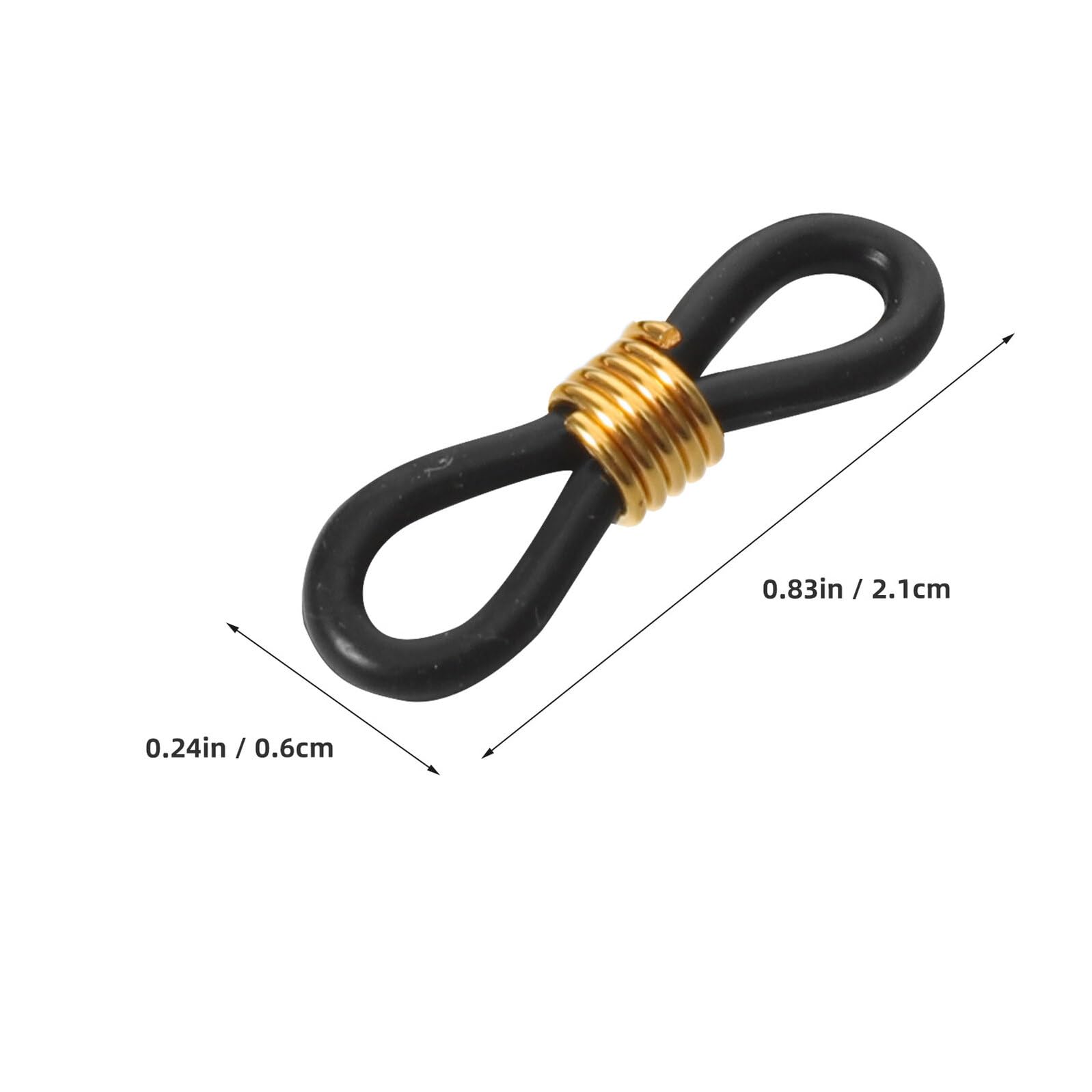 Angoily Correcteur D'alignement des Pattes D'oiseau en Caoutchouc Noir 300pcs pour Poulets et Cailles, Support de Jambe Écartée, pour Poulaillers Domestiques