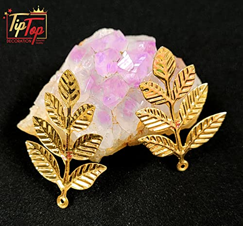 Image of Premium Golden Metal Charms Filigree Connectors for Craft and Jewellery Making Accessories DIY