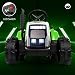 METAKOO Tractor Eléctrico 12V 7Ah 2+1 Cambio de Marchas, Tractor Juguete de...