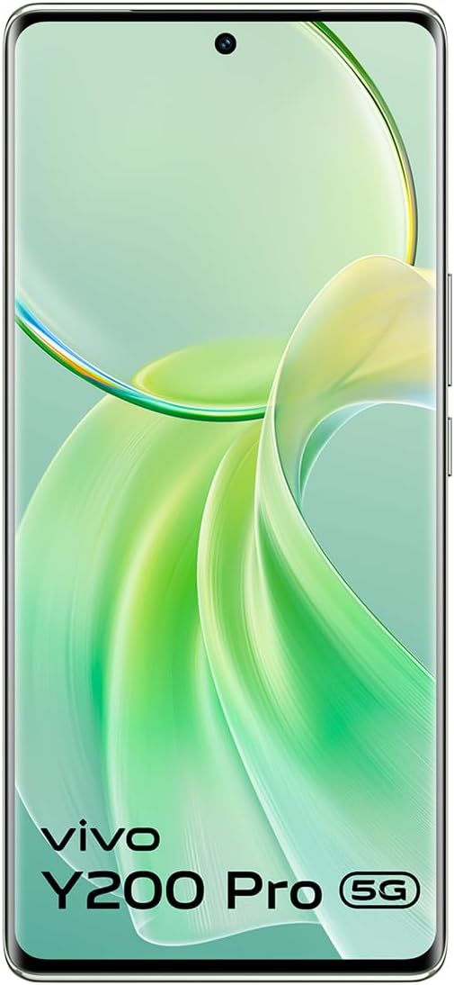 Y200 Pro 5G (Silk Green, 8GB RAM, 128GB Storage) with No Cost EMI/Additional Exchange Offers | 3D Curved AMOLED Display