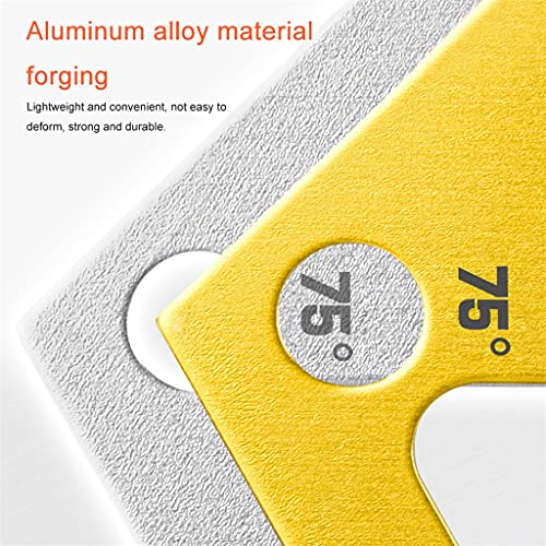 MQPALZKD Angle Ruler Hexagon Aluminum Alloy Multifunctional Magnetic Protractor Adjustable Woodworking Gauge Measuring Tool(D) - Image 7