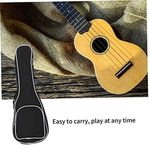 Bag de ukulélé Cas de guitare sac à dos portable portable en nylon coton nylon poches à fermeture éclair avec poignée… - Les Beatles, Paul McCartney, John Lennon, RIngo Starr, George Harrison Bag de ukulélé Cas de guitare sac à dos portable portable en nylon coton nylon poches à fermeture éclair avec poignée… – Image 8