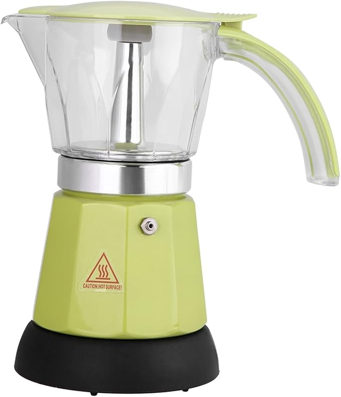 Cafetera Eléctrica de Espresso 300ml 6 Tazas con Recipiente Transparente miniatura 5