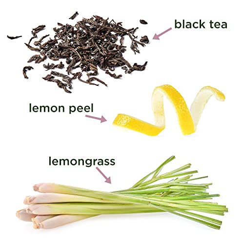 Traditional Medicinals Organic Black Tea Lemon, Refreshing And Invigorating, (Pack Of 6) - 96 Tea Bags Total #TOP1
